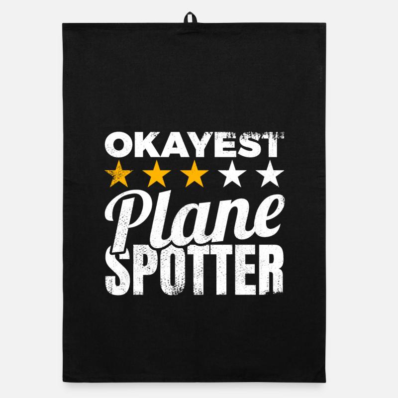 Average Planespotter Organic dish towel