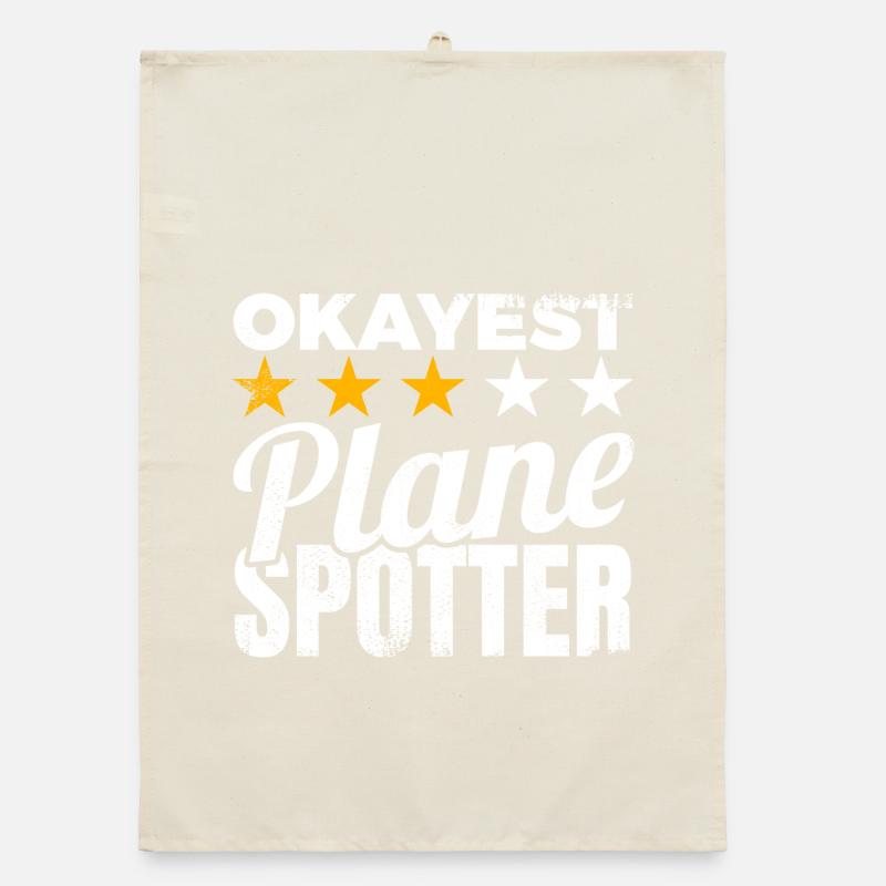Average Planespotter Organic dish towel