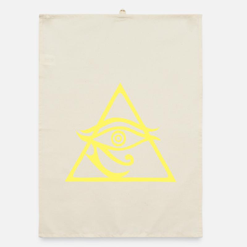 Die Pyramide des Gottes Horus Organic Geschirrtuch