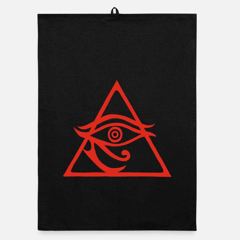 Die rote Pyramide des Gottes Horus Organic Geschirrtuch