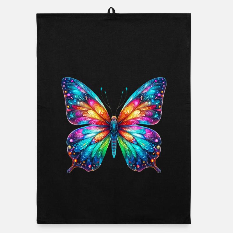 Butterfly Organic dish towel
