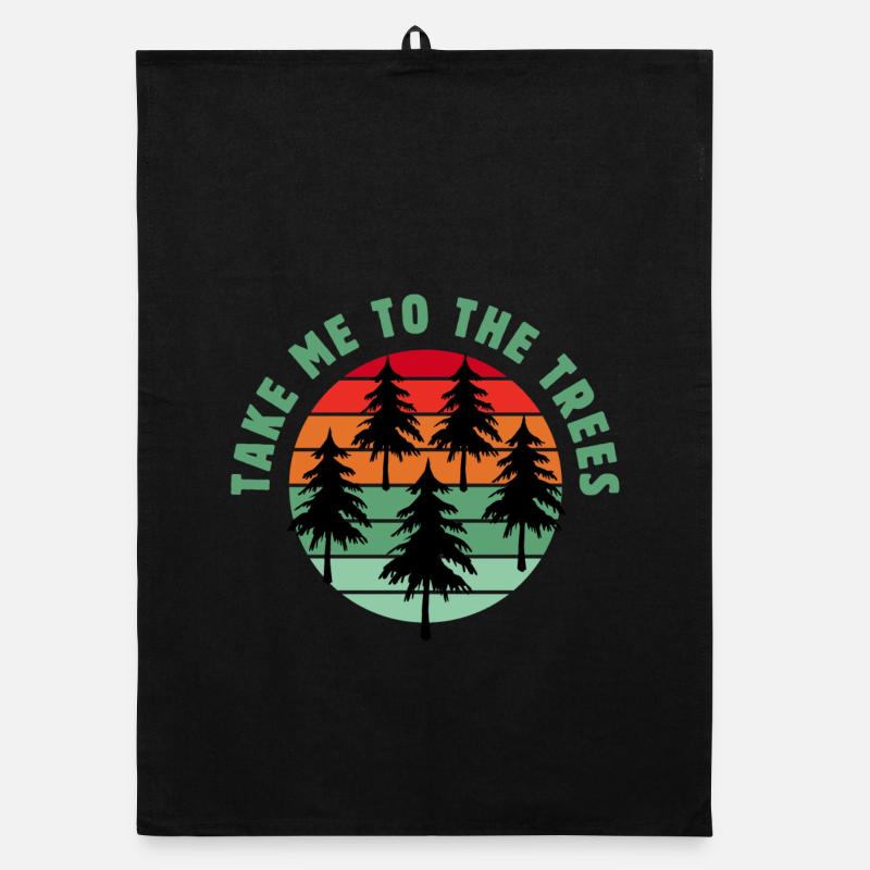 Bring mich zu den Bäumen Organic Geschirrtuch