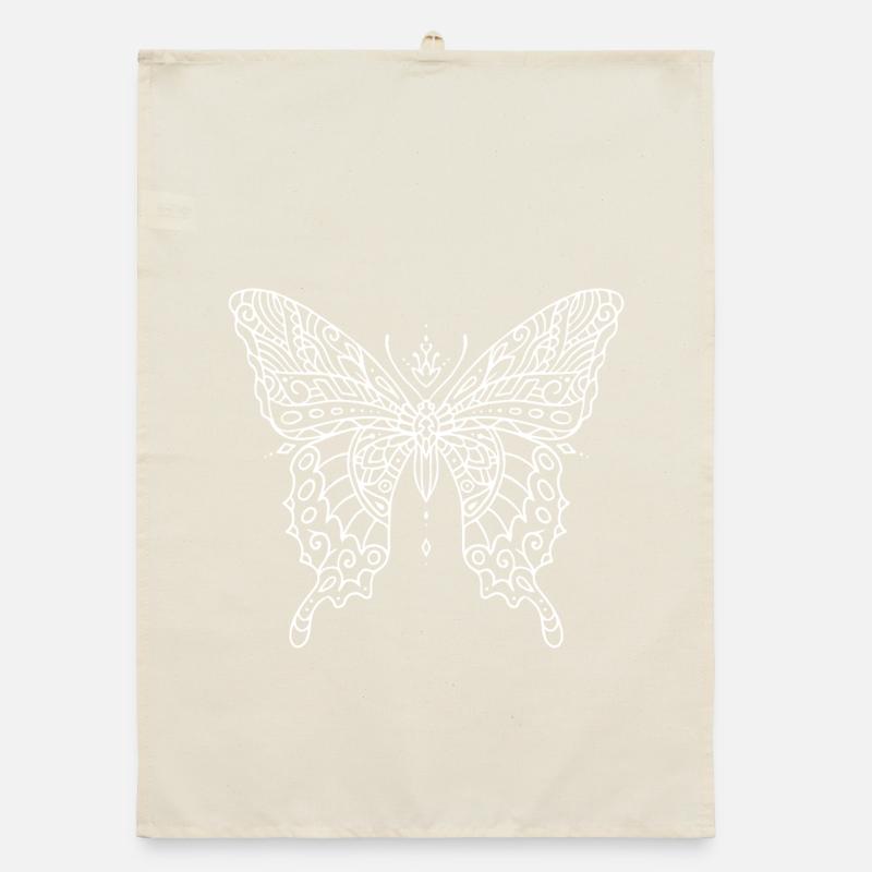 Conception de papillon Torchon bio