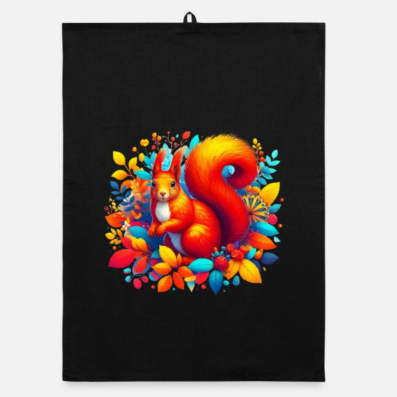 Squirrel Organic dish towel