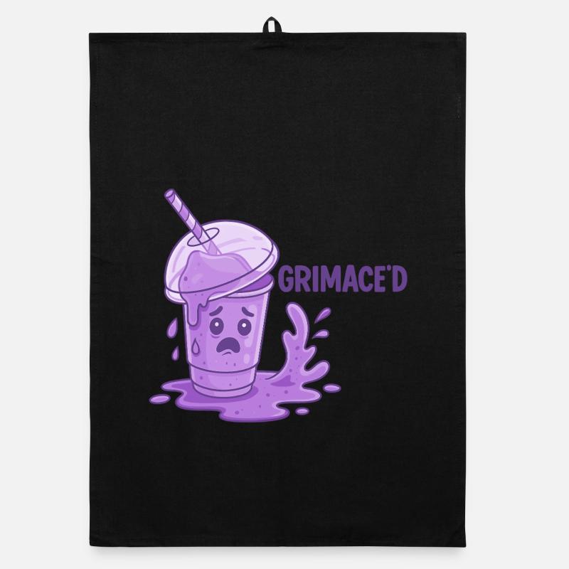 Grimace Shake Chaos Organic dish towel