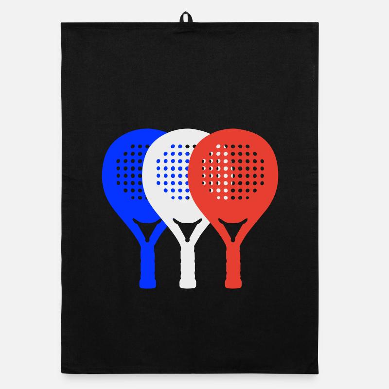 Padel-Frankreich2 Organic Geschirrtuch