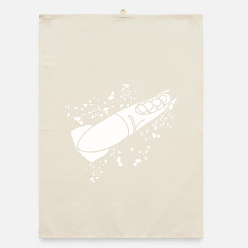 Bobsleigh Bobsleigh Bobsleigh à quatre Torchon bio