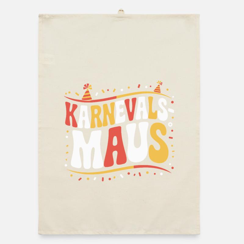 Souris de carnaval Souris de Cologne Souris de carnaval Torchon bio