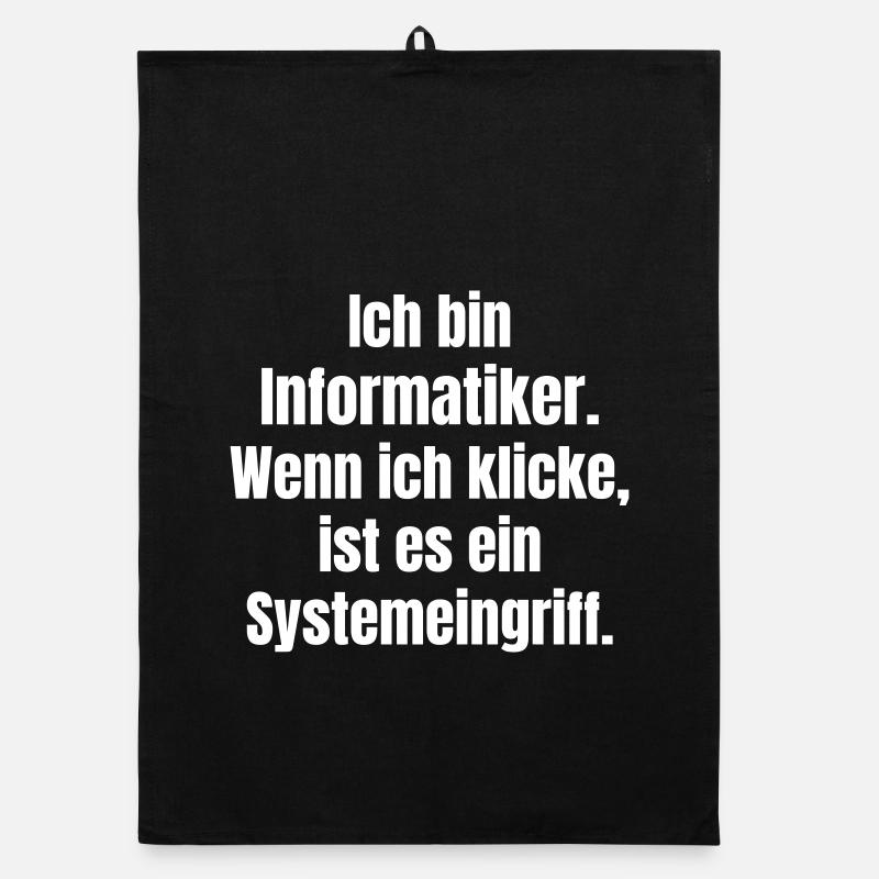 I am Informantiker System Intervention Organic dish towel