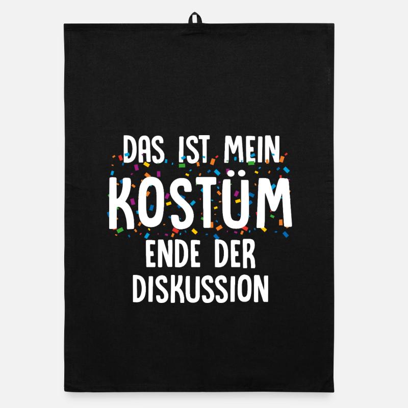 Das Ist Mein Kostüm Ende Der Diskussion Organic Geschirrtuch