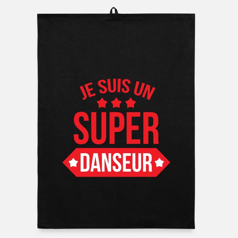 I'm a great dancer Organic dish towel