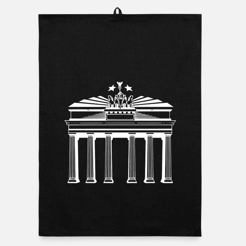 Brandenburger Tor Berlin Sehenswürdigkeit Organic Geschirrtuch