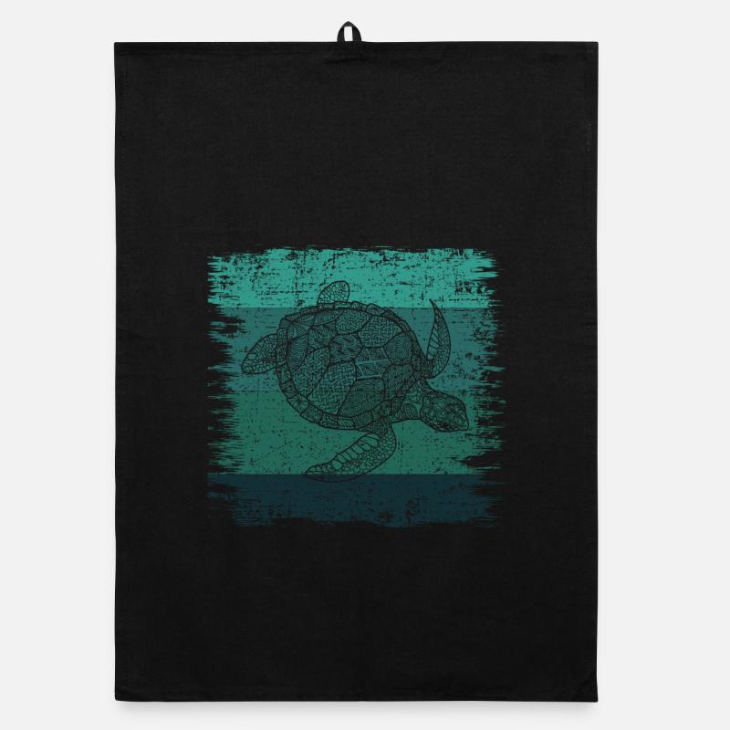 Turtle Organic dish towel