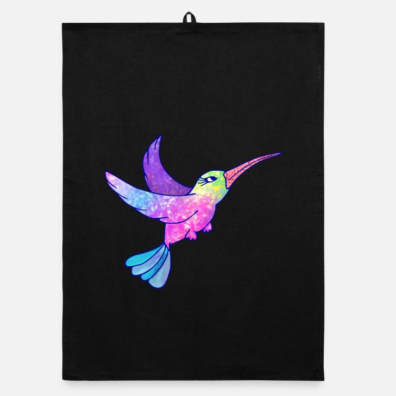 Colibri oiseau mignon animaux Torchon bio