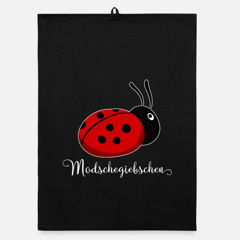 Modschegiebchen Ladybug Saxon Gift Idea Organic dish towel
