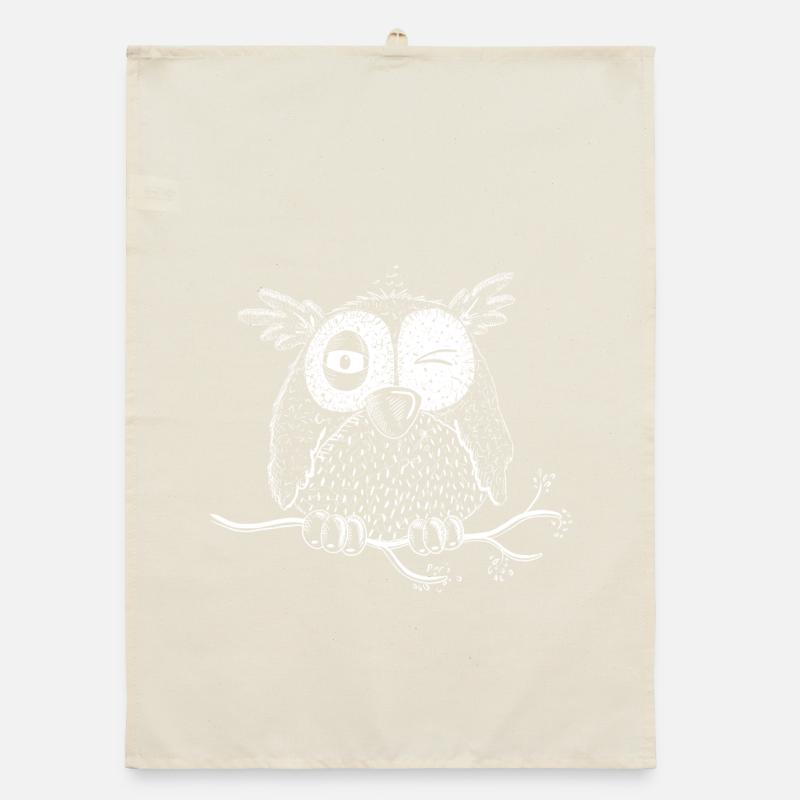 Happy Eule Organic Geschirrtuch