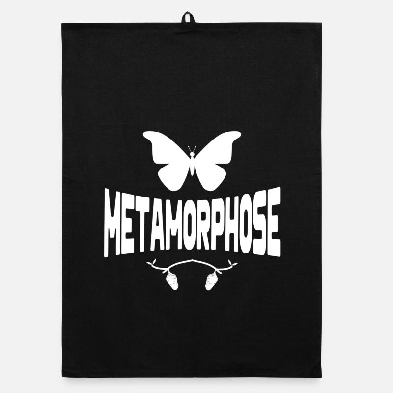 butterfly, chrysalis, metamorphosis, caterpillar Organic dish towel