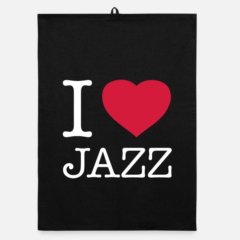 J’AIME LE JAZZ Torchon bio