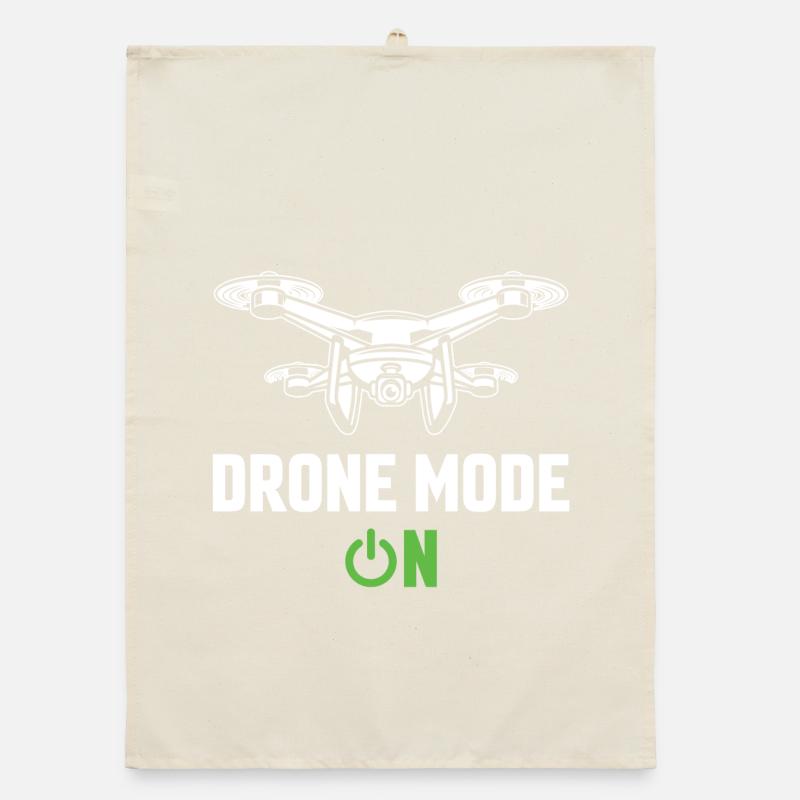Drone Mode On Organic dish towel