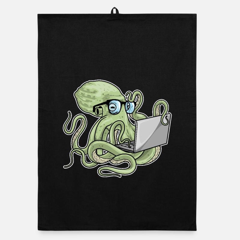 Ordinateur portable Octopus Torchon bio