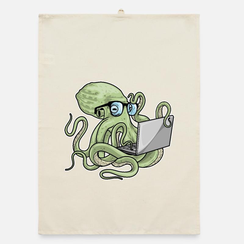 Ordinateur portable Octopus Torchon bio