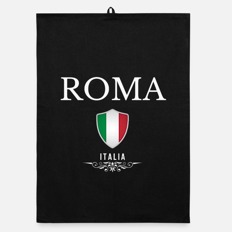 Rom, Italien, elegantes minimalistisches Design Organic Geschirrtuch