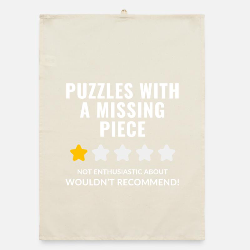 Conception de citation de puzzle Torchon bio