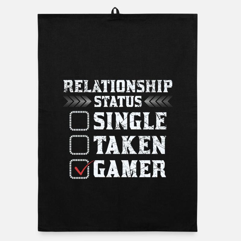 Chemise de statut de relation de joueur Torchon bio