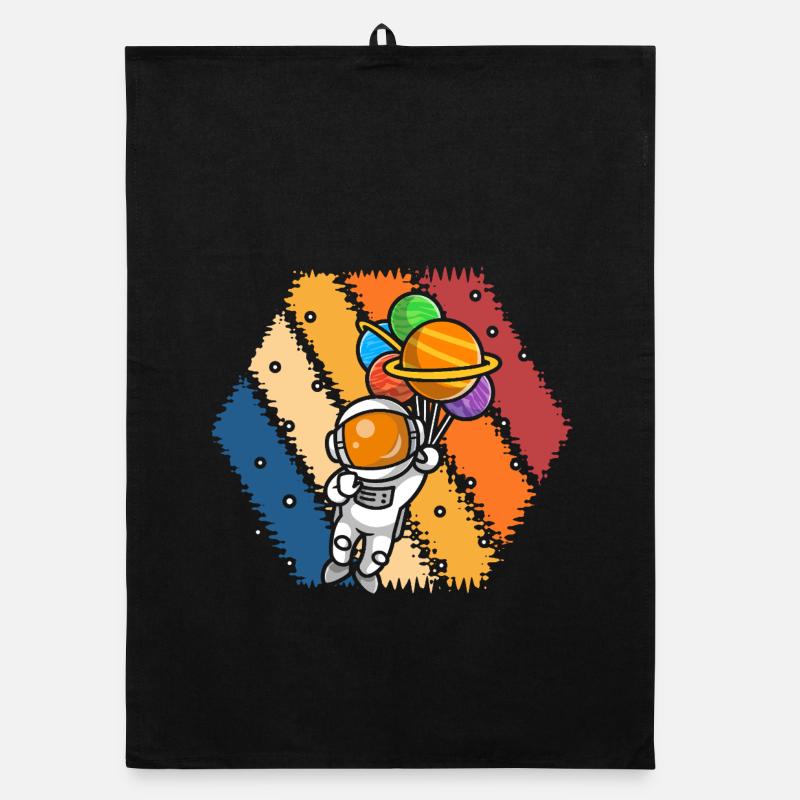 Ballon astronaute Galaxy Splash Torchon bio