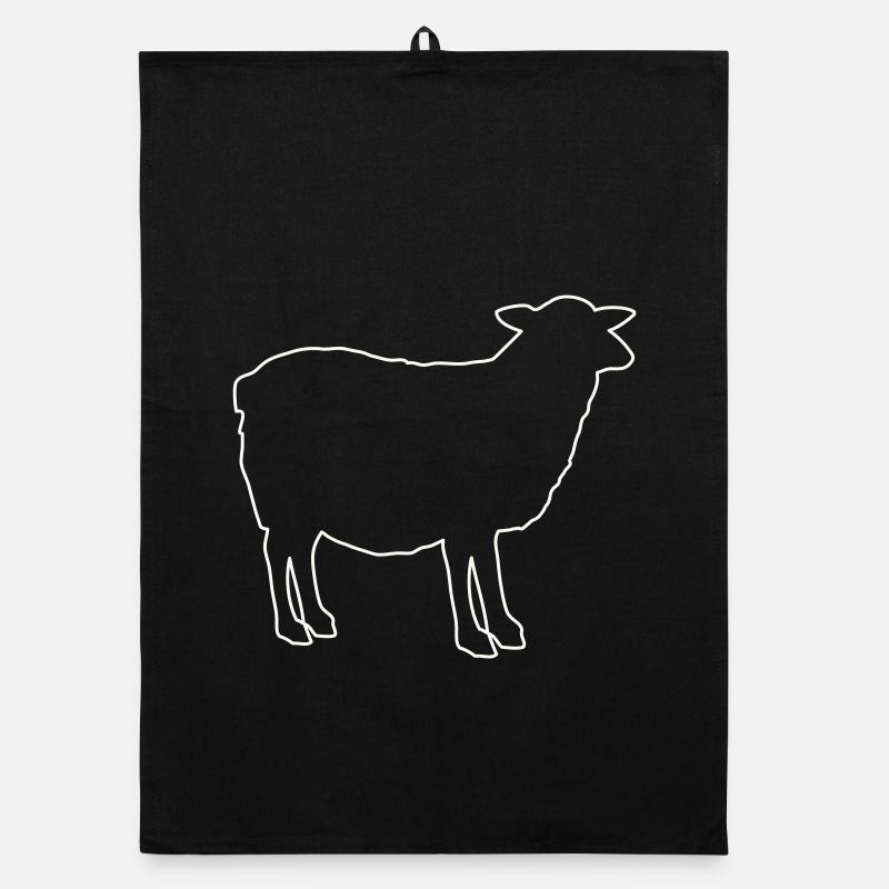 Silhouette de mouton Torchon bio