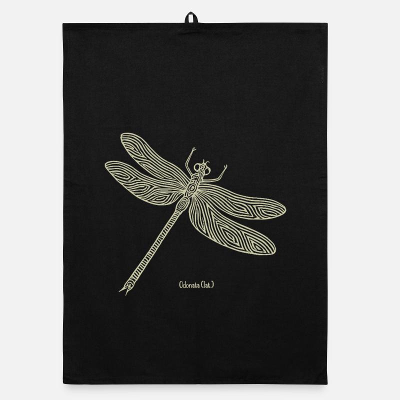 Libelle Odonata Organic Geschirrtuch