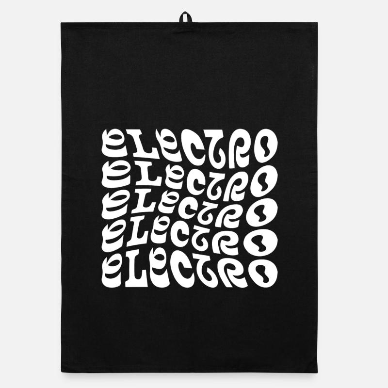 Conception de logo de musique électro Torchon bio