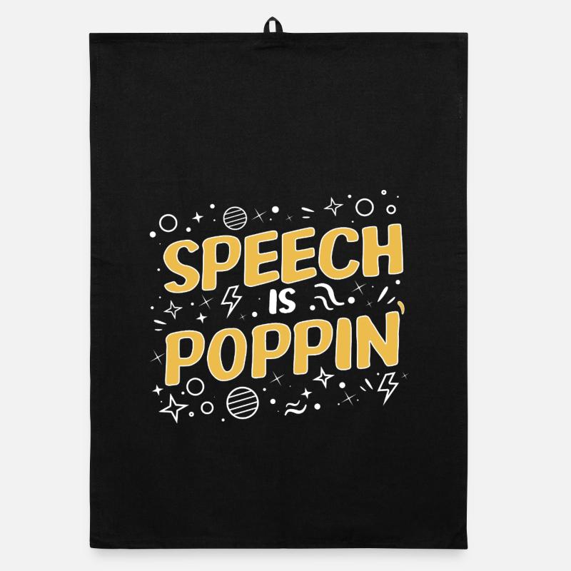 Speech Therapist Speech Pathologist SLP Organic dish towel