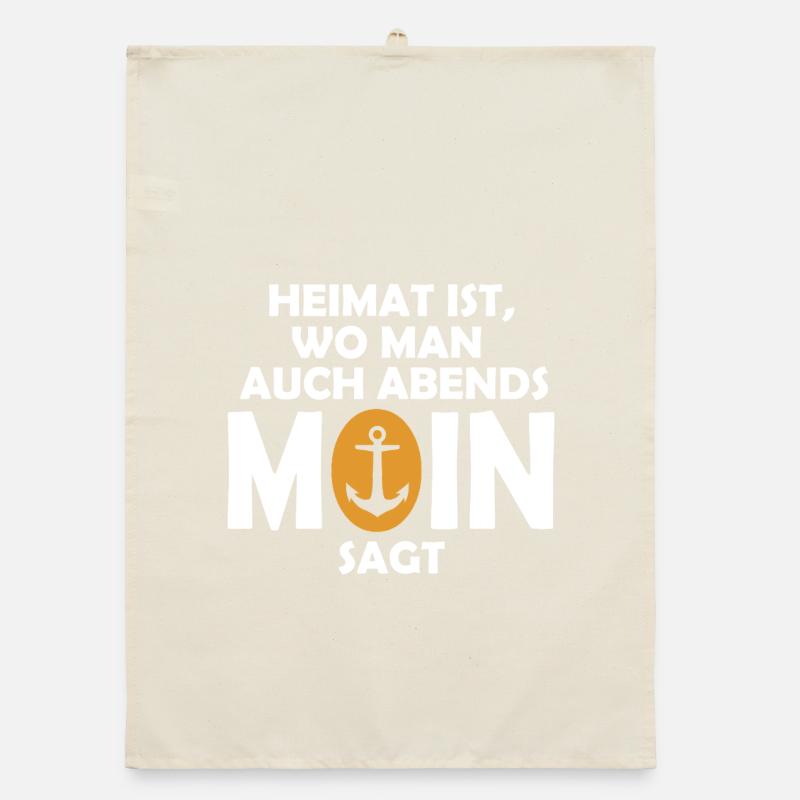 La maison, c’est là où tu dis MOIN le soir ! Torchon bio