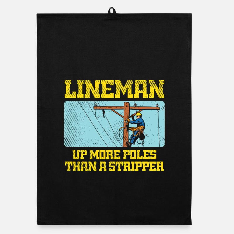 Lineman monte plus de perches qu’un design de strip-teaseur Torchon bio