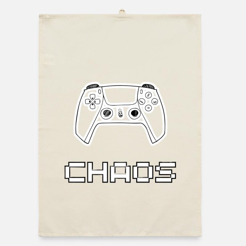 Controlled Chaos – Conception de manette de jeu Chaos Torchon bio