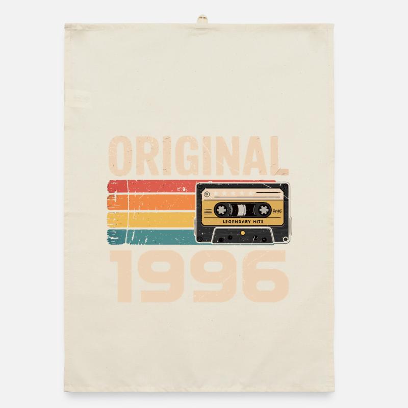 Original 1996 Vintage 1996 Retro Anniversary Organic dish towel