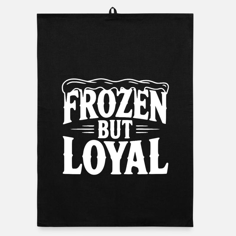 Frozen but Loyal Organic dish towel
