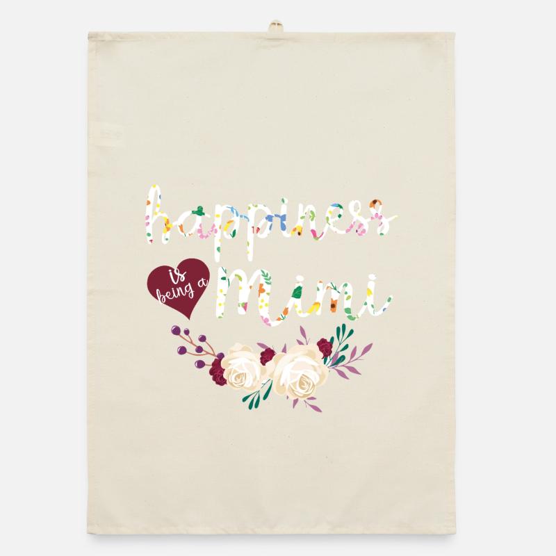 Mimi-Blumenhemd Süßes Oma-Geschenk Muttertagsgeschenk Organic Geschirrtuch