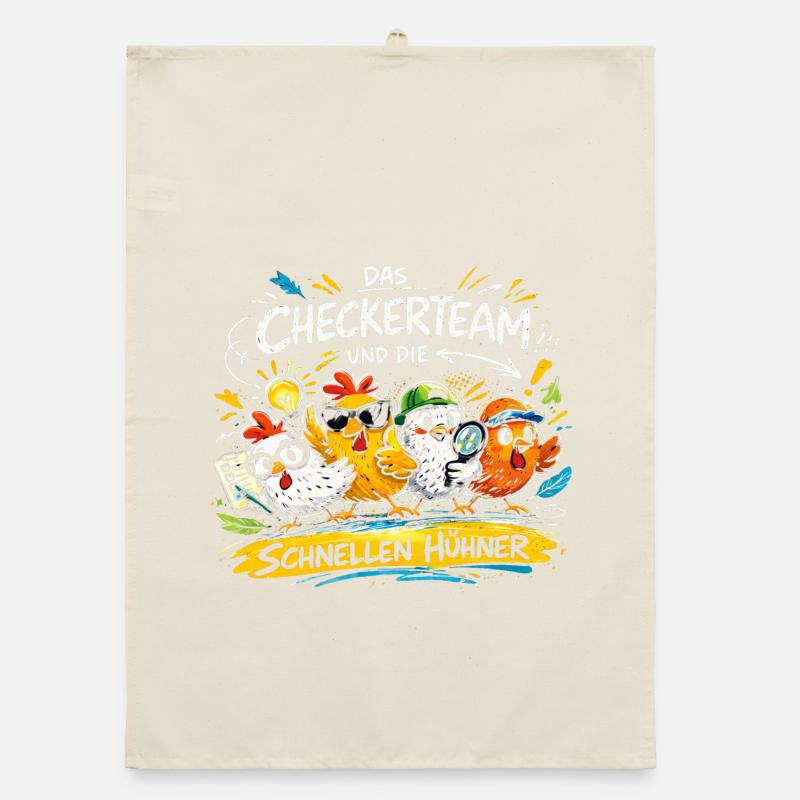 L’équipe de dames et les poulets rapides Torchon bio