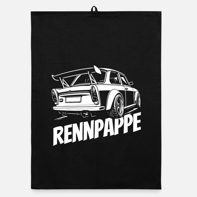 Trabi - Rennpappe aus der DDR Organic Geschirrtuch
