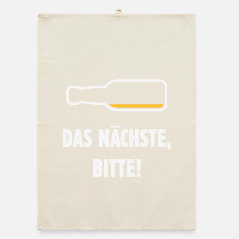 Das Nächste, Bitte! (Bier / Bierchen / NEG 2C) Organic Geschirrtuch