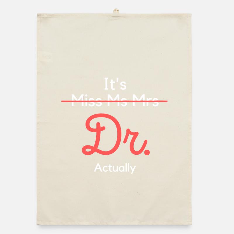 Dr Title Empower Tee Organic dish towel