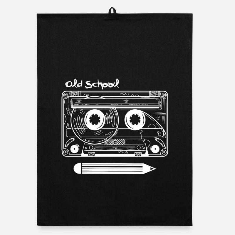 Cassette rétro et stylo Torchon bio