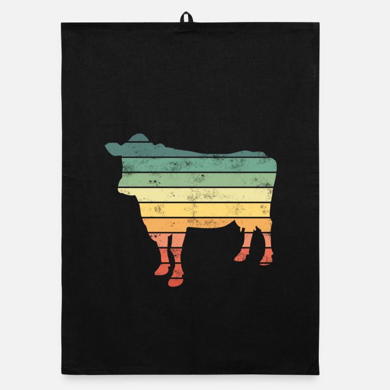 Cow Cows Organic dish towel