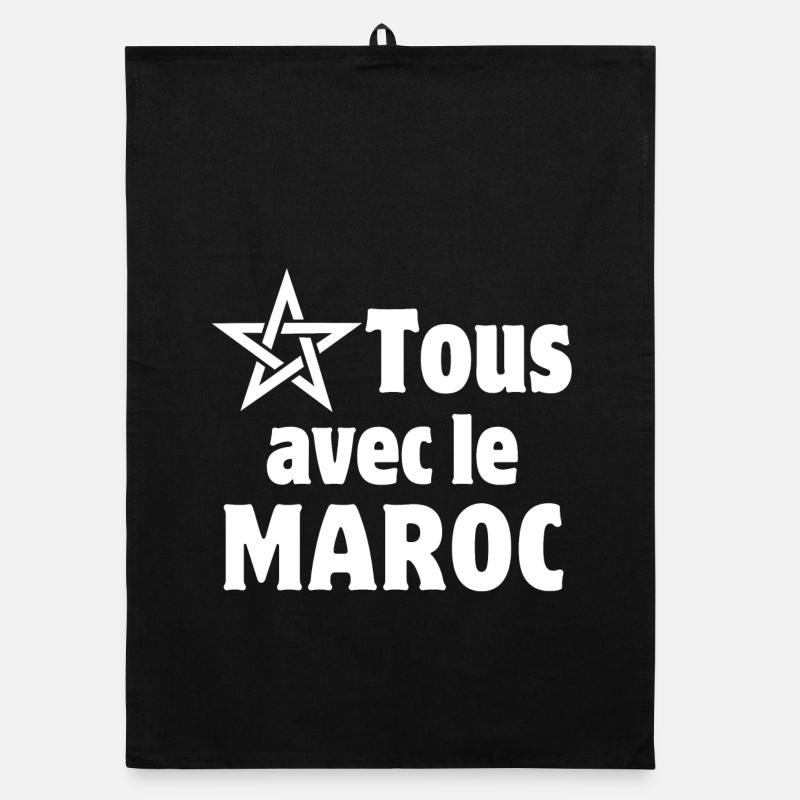 Maroc, j'aime le Maroc Torchon bio