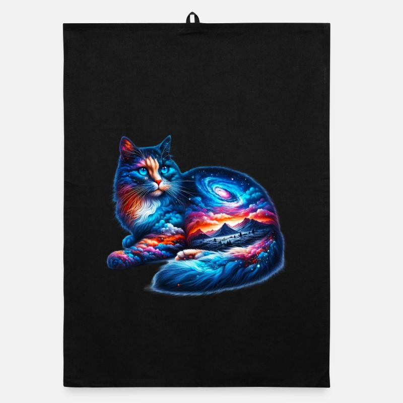 Katze Organic Geschirrtuch