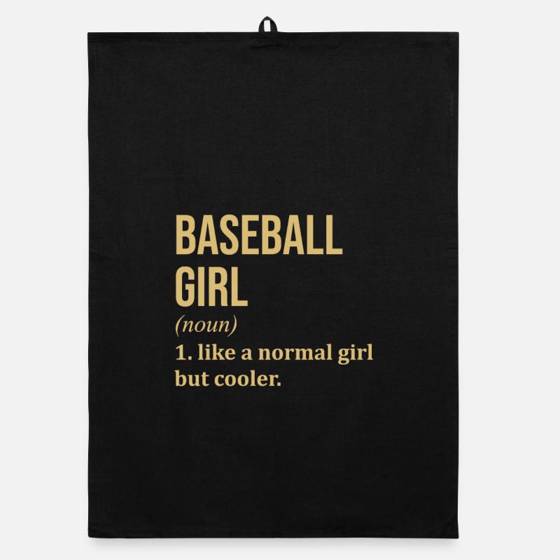 Baseball Organic Geschirrtuch