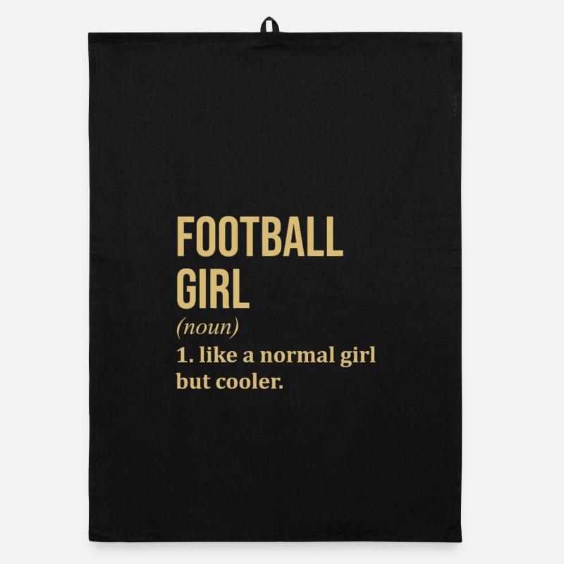 Fußball Organic Geschirrtuch