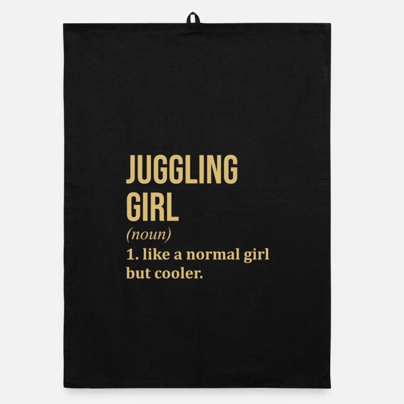 Juggling Organic dish towel